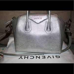 ❌SOLD❌ Small Silver Givenchy Antigona